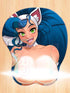 Felicia v2 3D Mouse pad with Gel Wrist rest